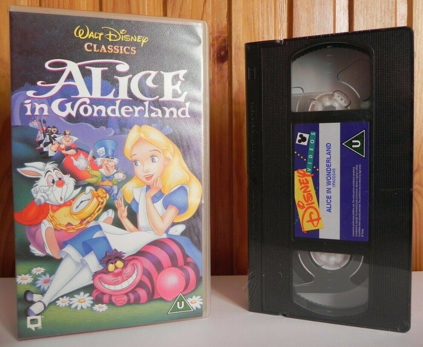 Alice In Wonderland: Walt Disney Classics - Brand New Sealed - Kids - Pal VHS-