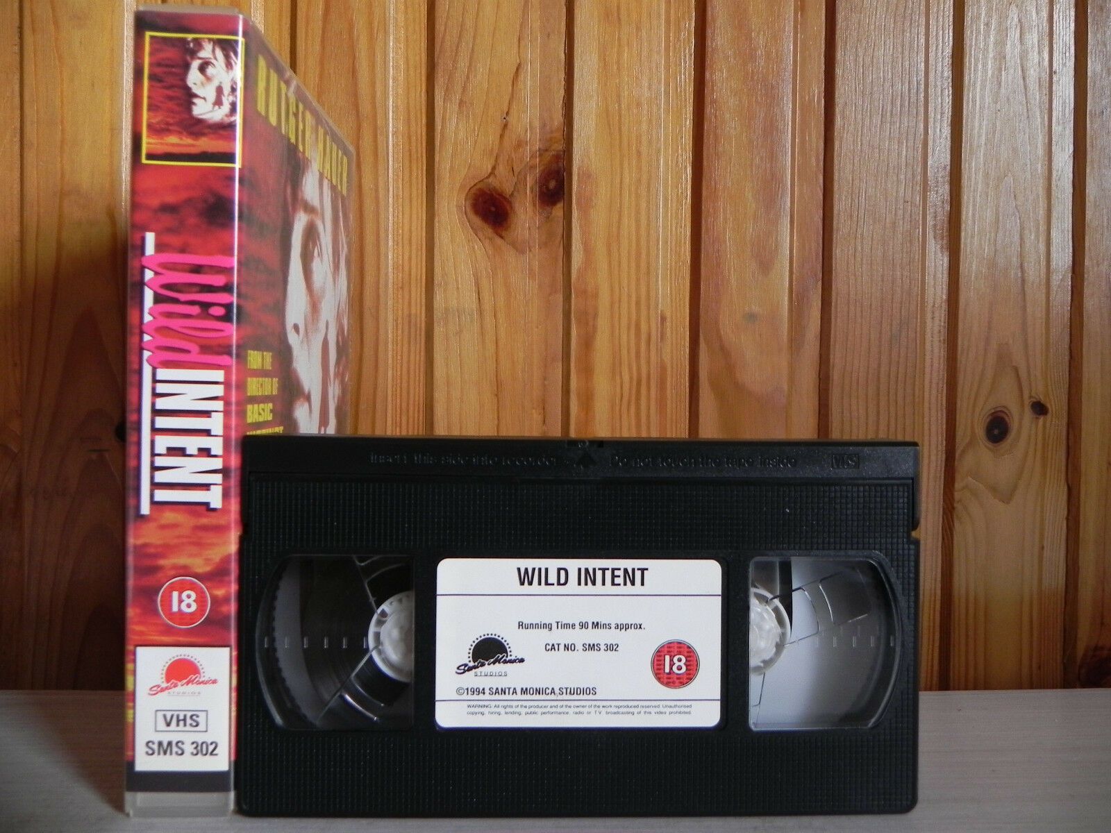 Wild Intent - Santa Monica Studios - Romance - Rutger Hauer - Large Box - VHS-