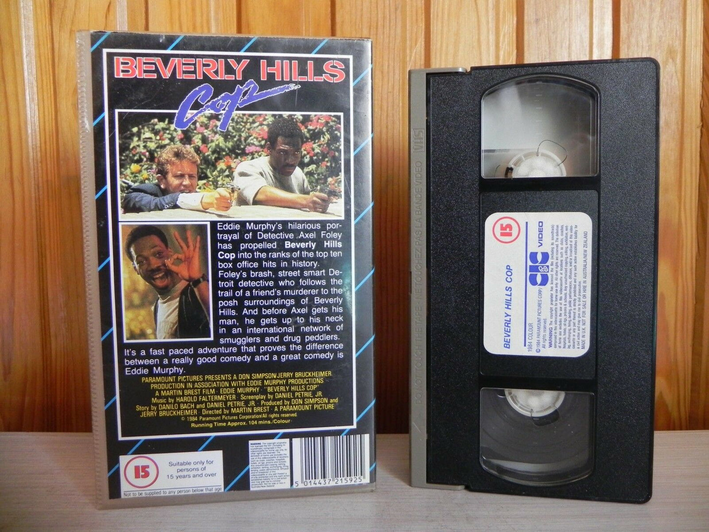 Beverly Hills Cop - CIC Video Pre-Cert - Comedy Action - Eddie Murphy - Pal VHS-