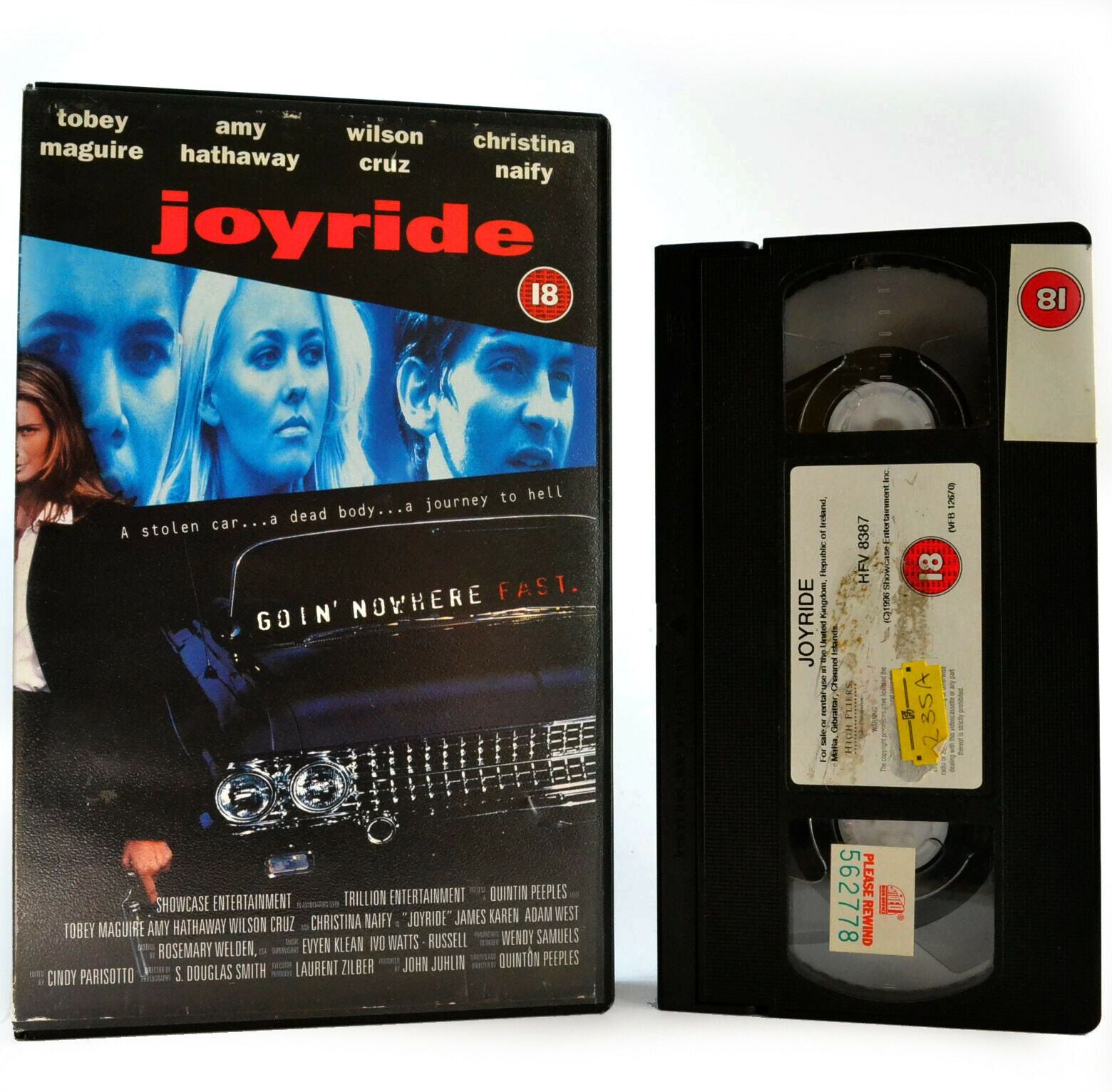 Joyride - American Crime Thriller - Ex-Rental - Tobey Maguire (1997) - Pal VHS-