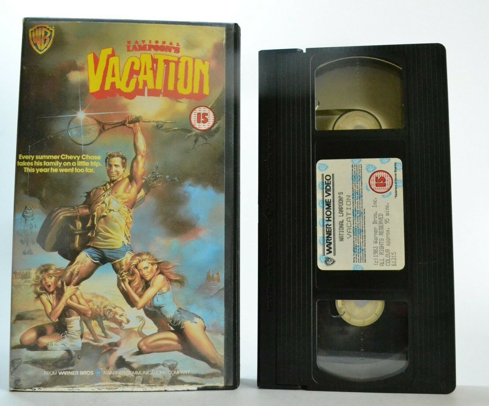 National Lampoon's Vacation: (1983) Warner Home - Comedy - Chevy Chase - Pal VHS-