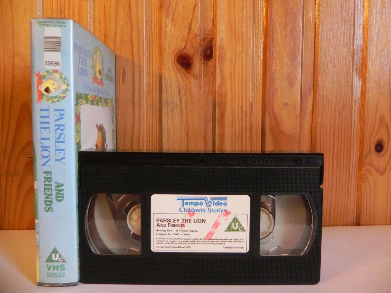VINTAGE VIDEO - PARSLEY THE LION, HERBS - CLASSIC EPISODES - CHILDREN - VHS-