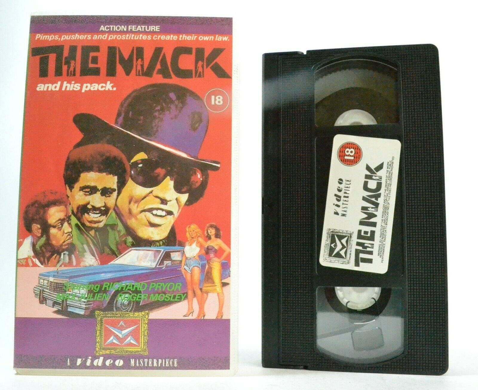 The Mack - Crime Drama - Blaxploitation - Grindhouse - Richard Pryor - Pal VHS-