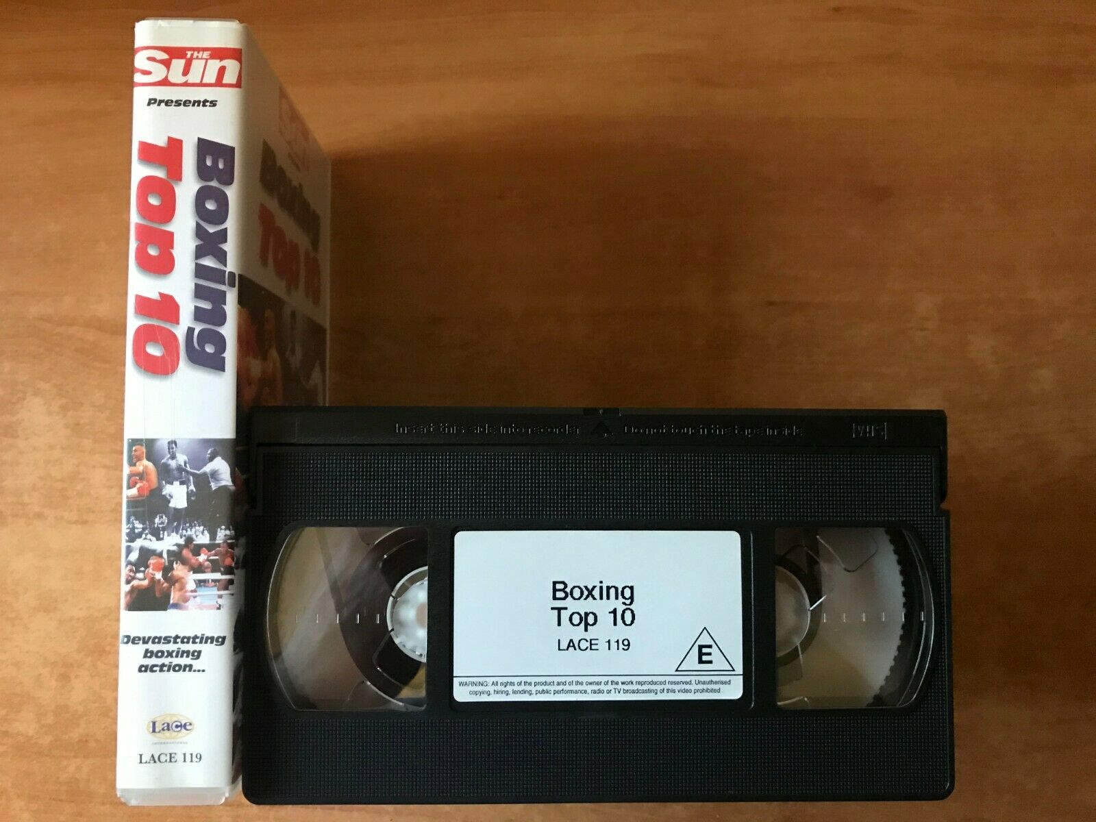 Boxing Top 10 (The Sun): Mike Tyson - Jack Dempsey - Muhammad Ali - Pal VHS-