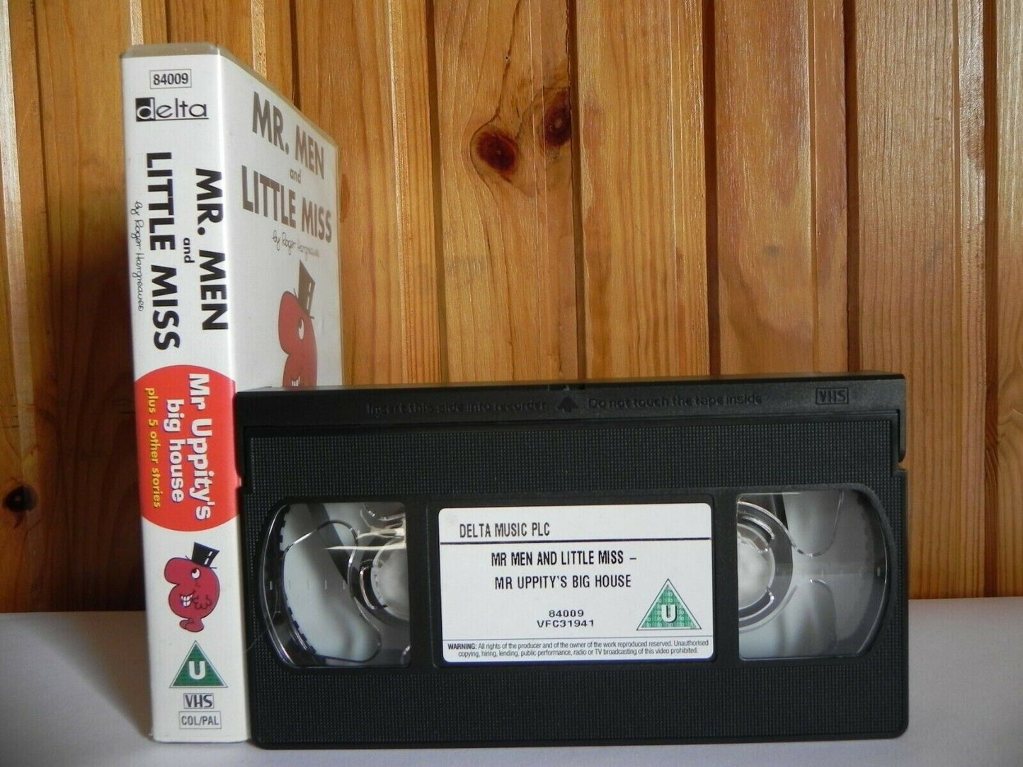 Mr Men And Little Miss: Uppity's Big House (Vintage Animation) Children's - VHS-