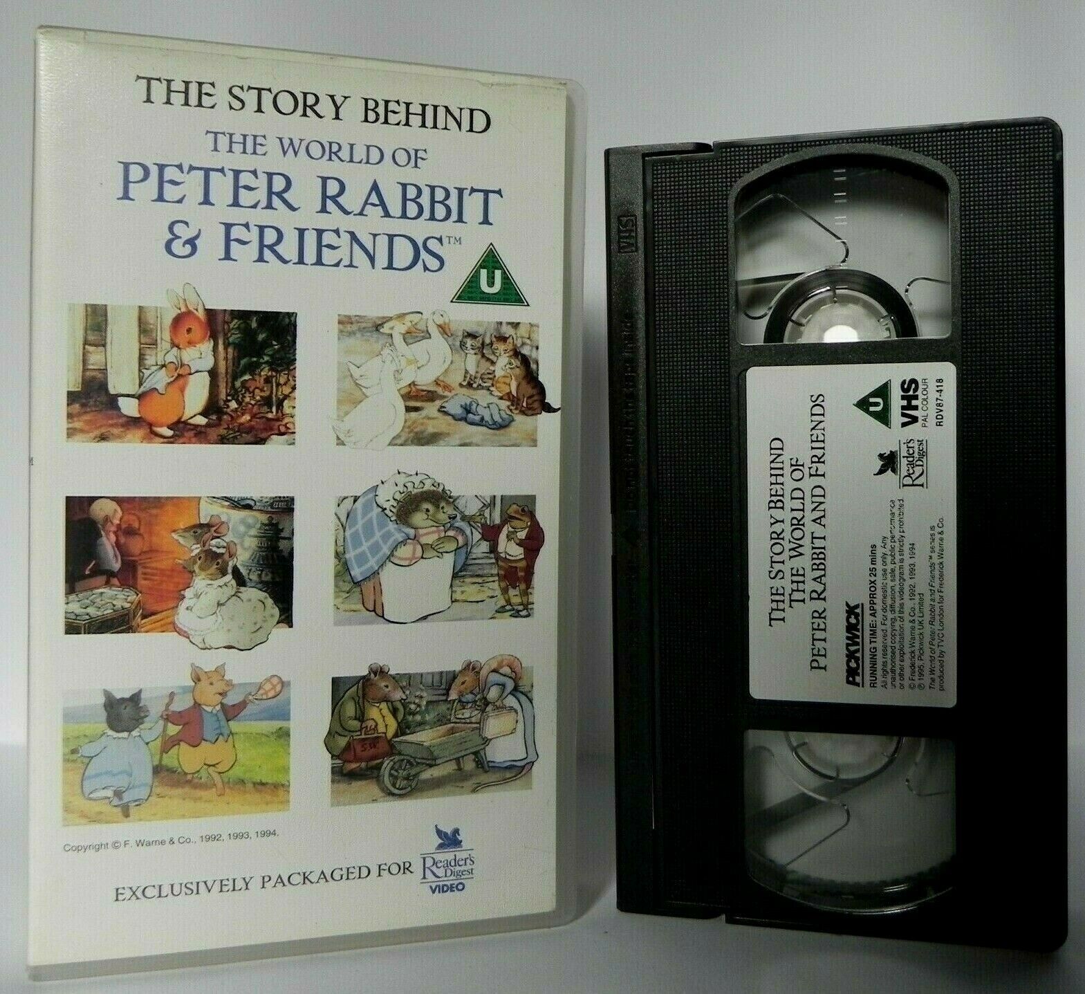 The Story Behind: Peter Rabbit And Friends - Beatrix Potter - Documentary - VHS-