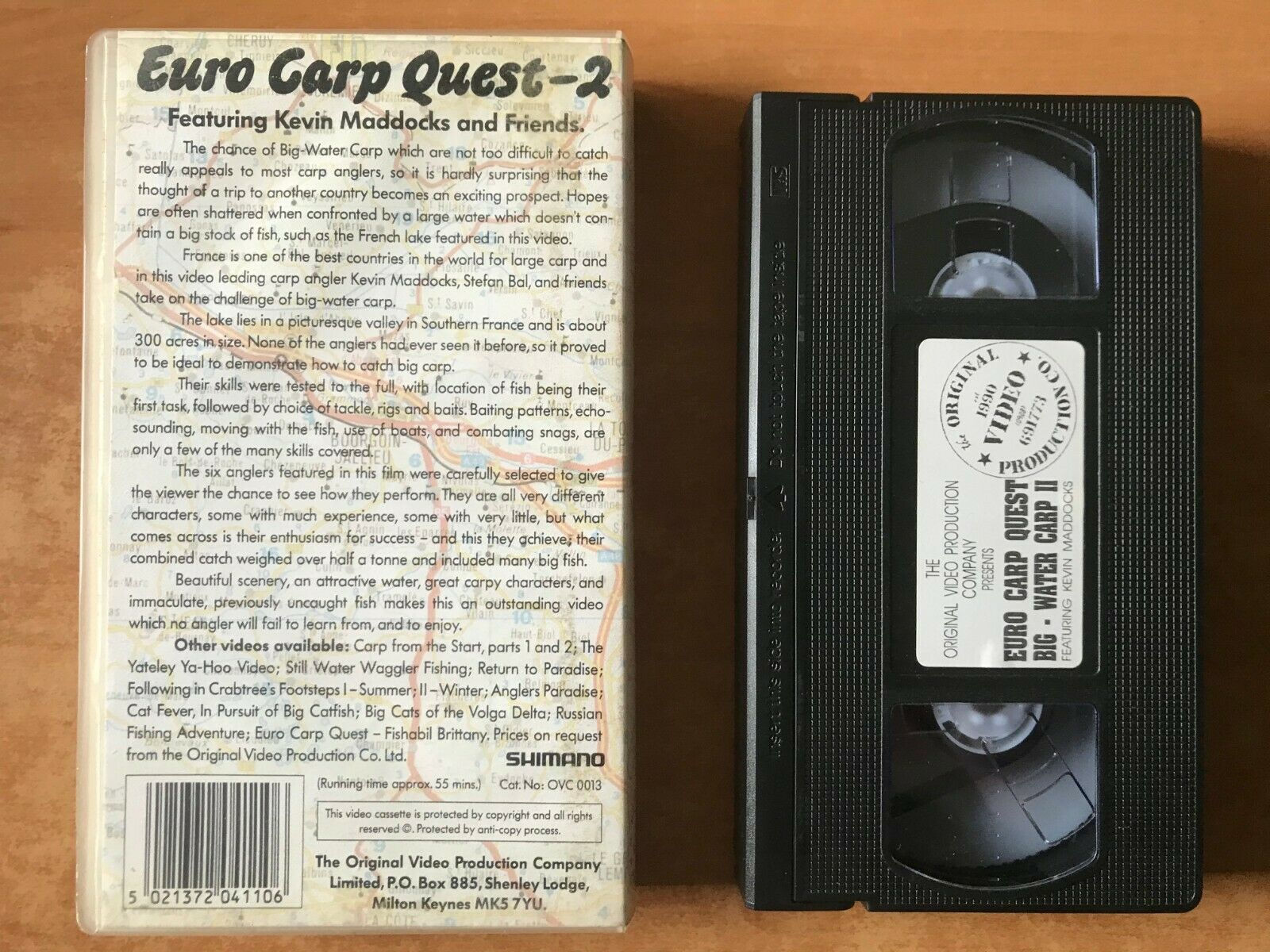 Euro Carp Quest 2; [Kevin Maddocks] Stefan Bal - Fishing - Southern France - VHS-