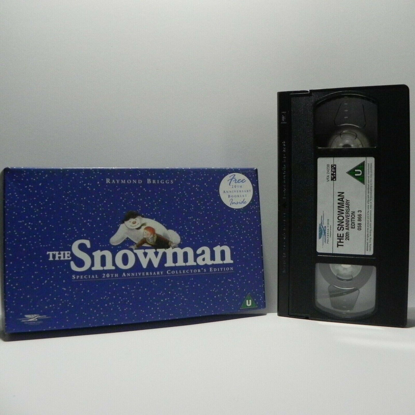 The Snowman - (1982) Animated - Children's Classic - Raymond Briggs Book - VHS-