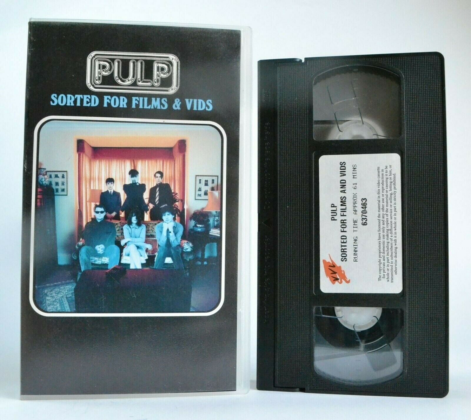 Pulp: Sorted For Films And Vids - Indie Music - Britpop - Jarvis Cocker - VHS-