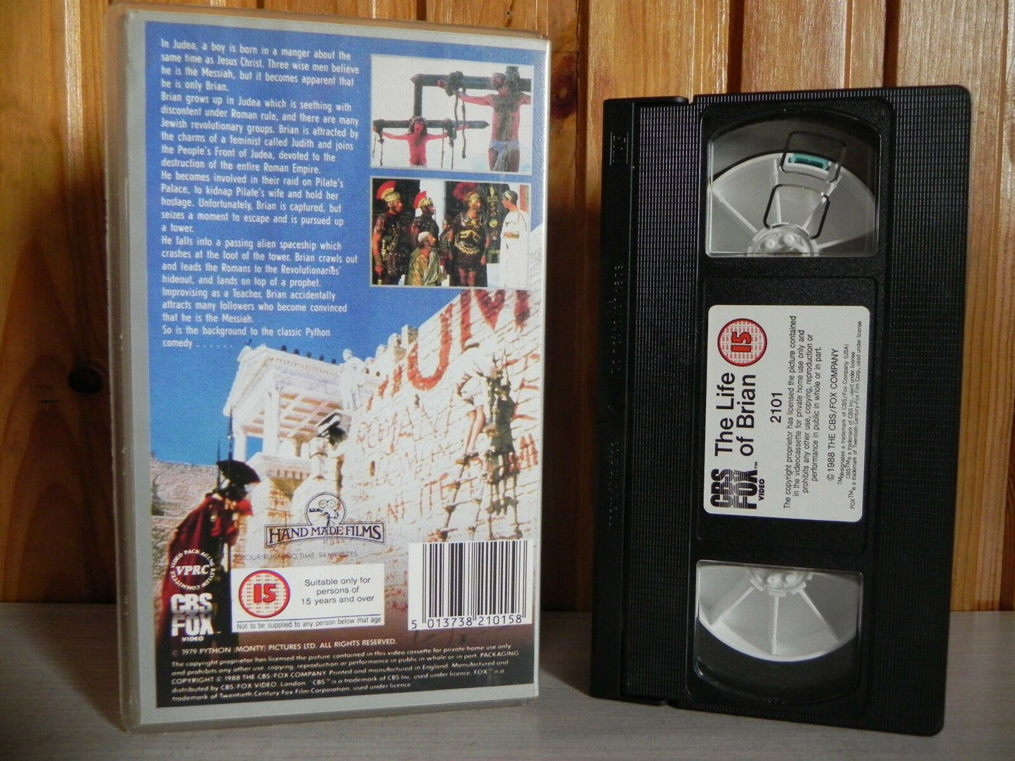 Life Of Brian - CBS/FOX - Monty Python - Comedy - Graham Chapman - Pal VHS-