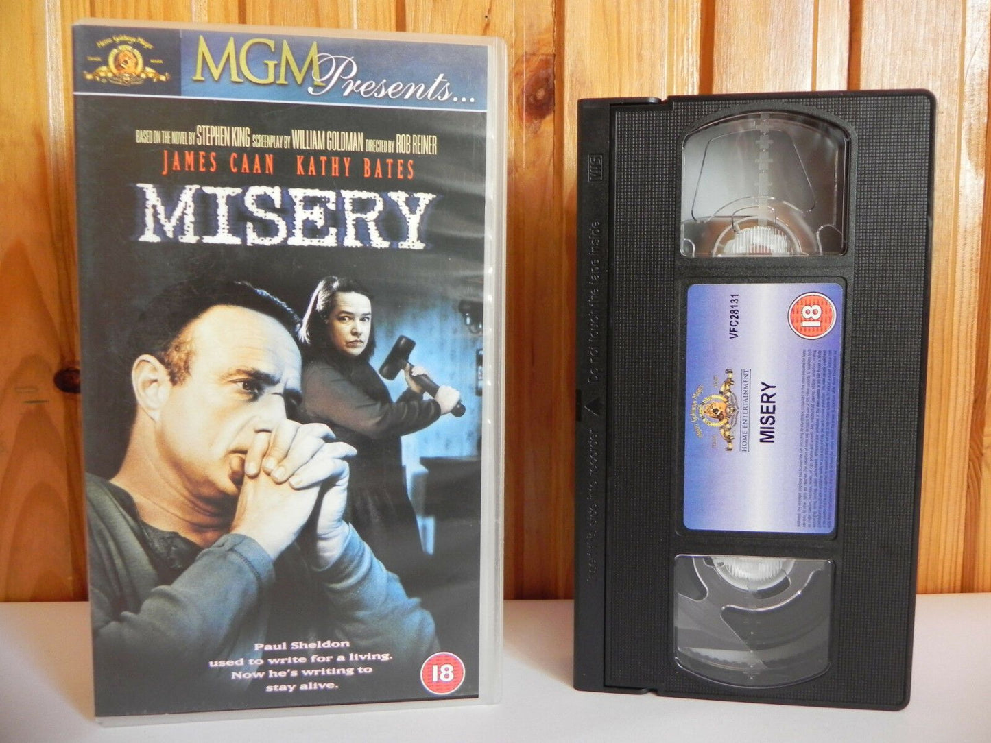 Misery - Metro - Thriller - Hammer Cover - Kathy Bates - Stephen King - Pal VHS-