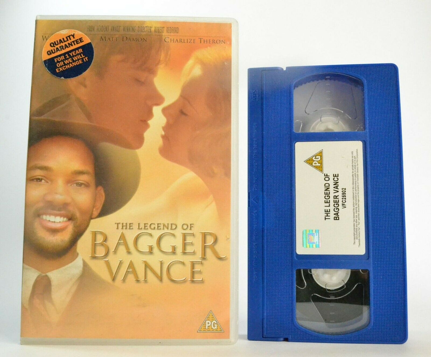 The Legend Of Bagger Vance: Dramatic Golf Action - Large Box - Will Smith - VHS-