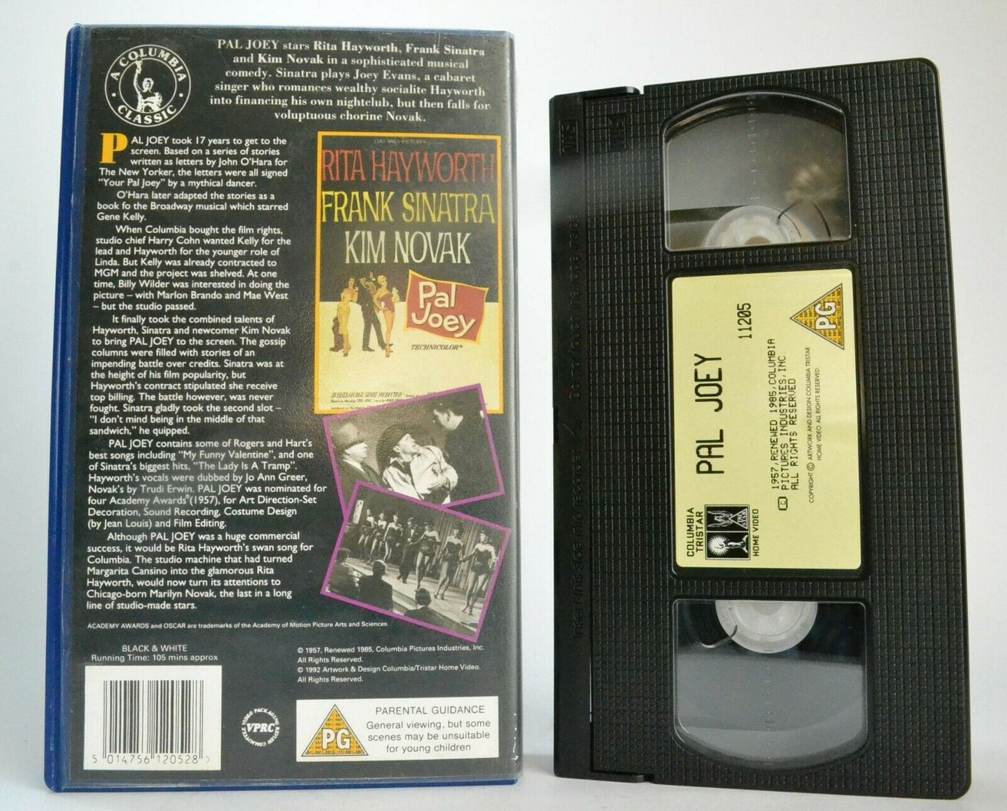 Pal Joey; [Technicolor] Musical Comedy - Rita Hayworth / Frank Sinatra - Pal VHS-