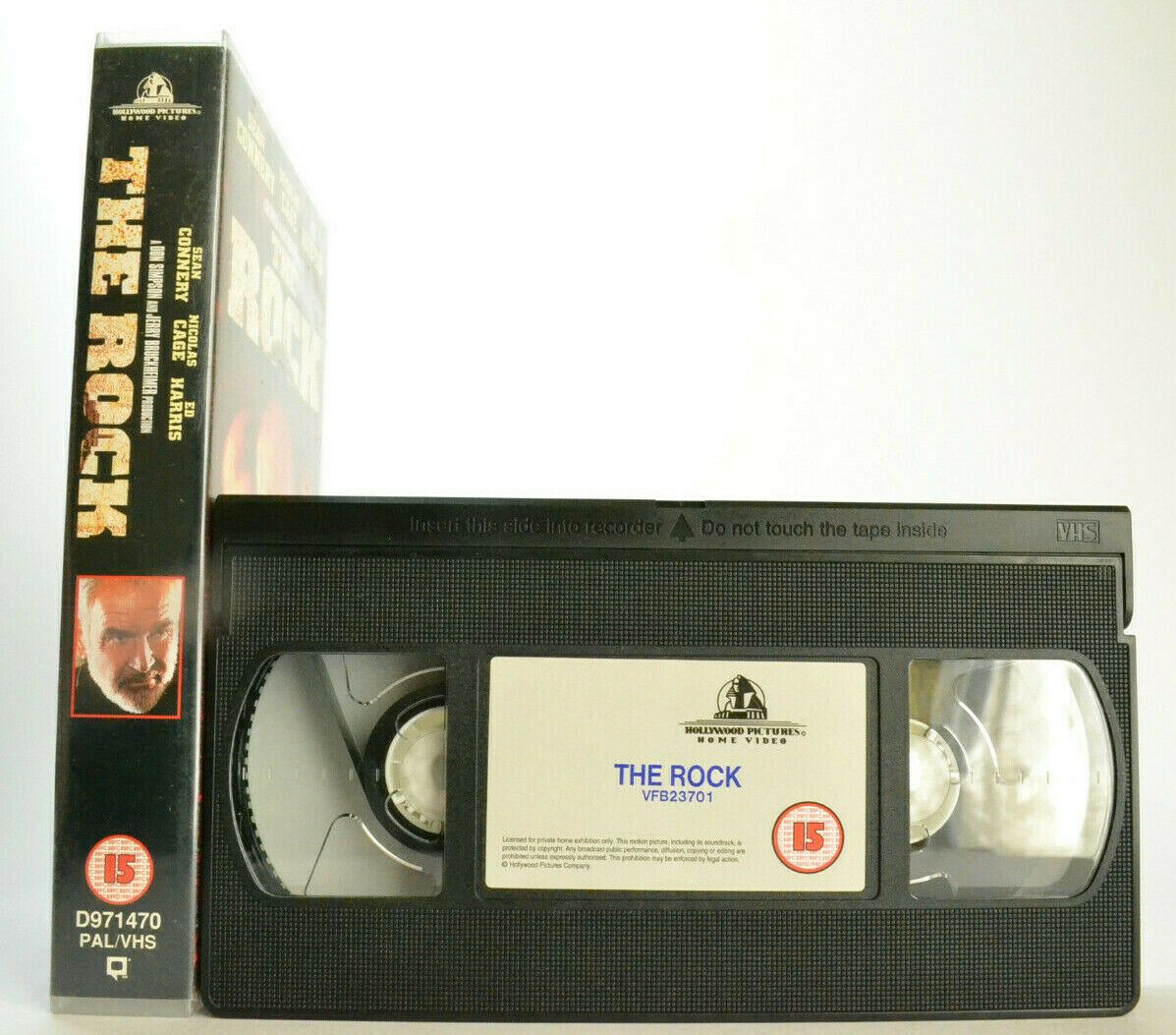 The Rock: Film By M.Bay (1996) - Alcatraz - Top End Action - Sean Connery - VHS-