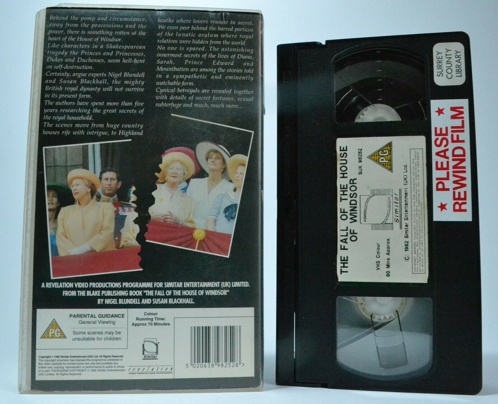 The Fall Of The House Of Windsor [Documentary] Royal Dynasty - Pal VHS-