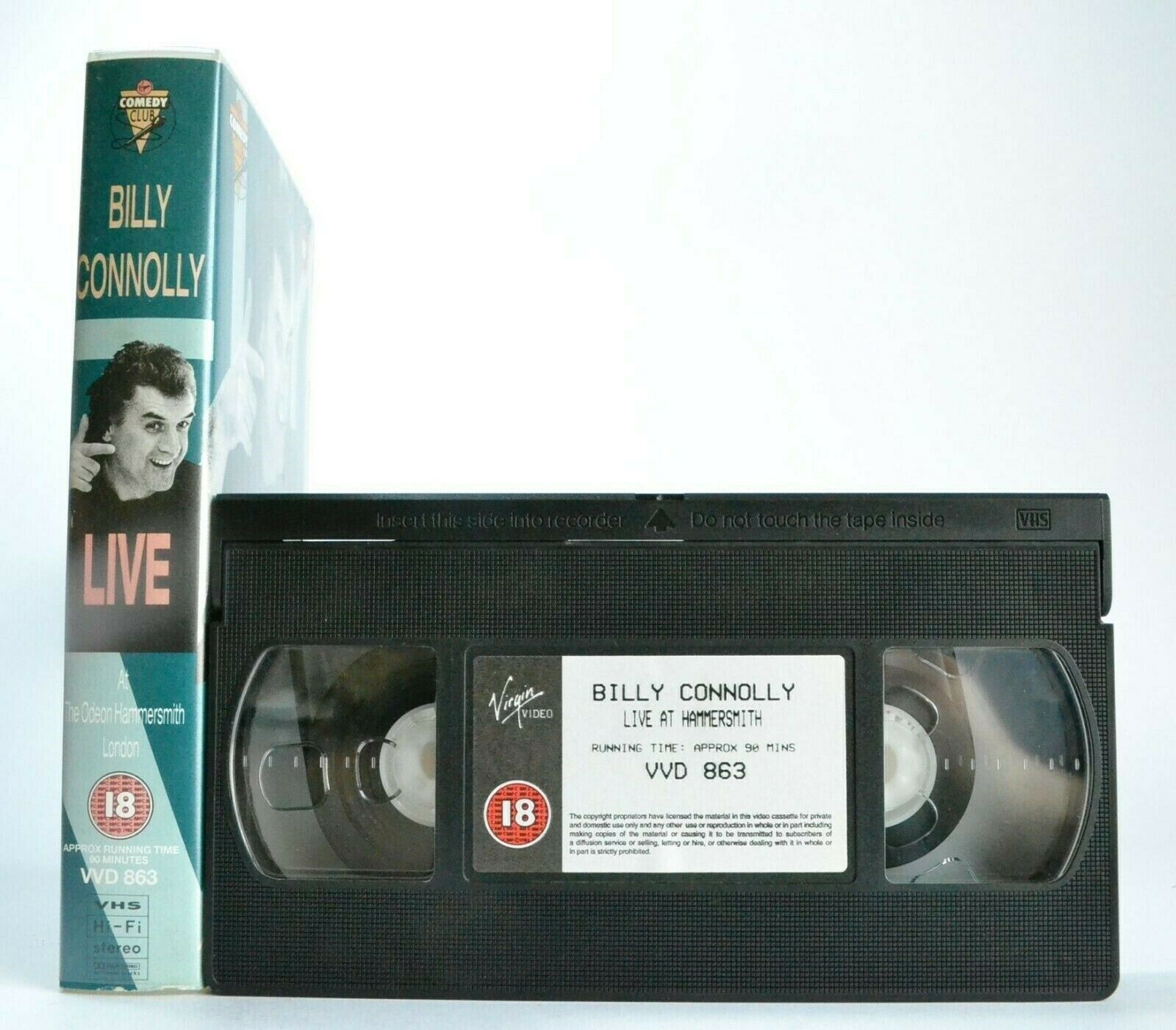 Billy Connolly: Live - (1991) Odeon Hammersmith/London - Stand-Up - Comedy - VHS-