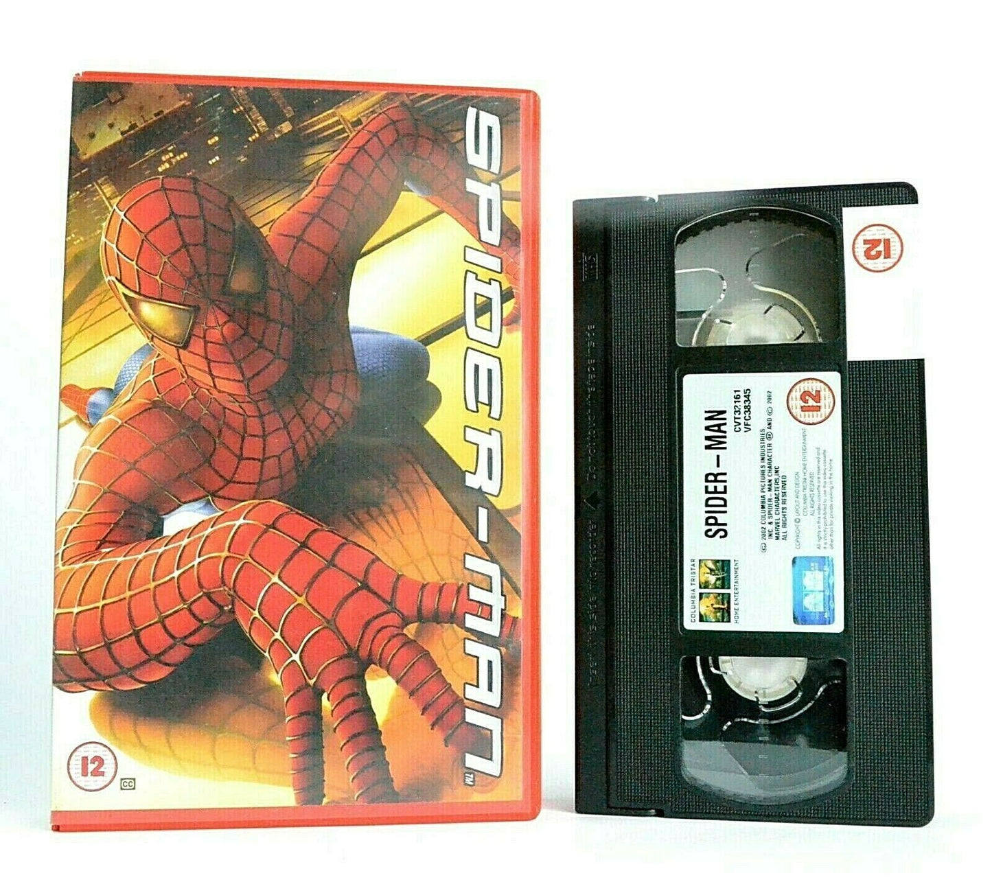 Spider Man [Sam Raimi]: Superhero Action [Large Box] - Tobey Maguire - Pal VHS-