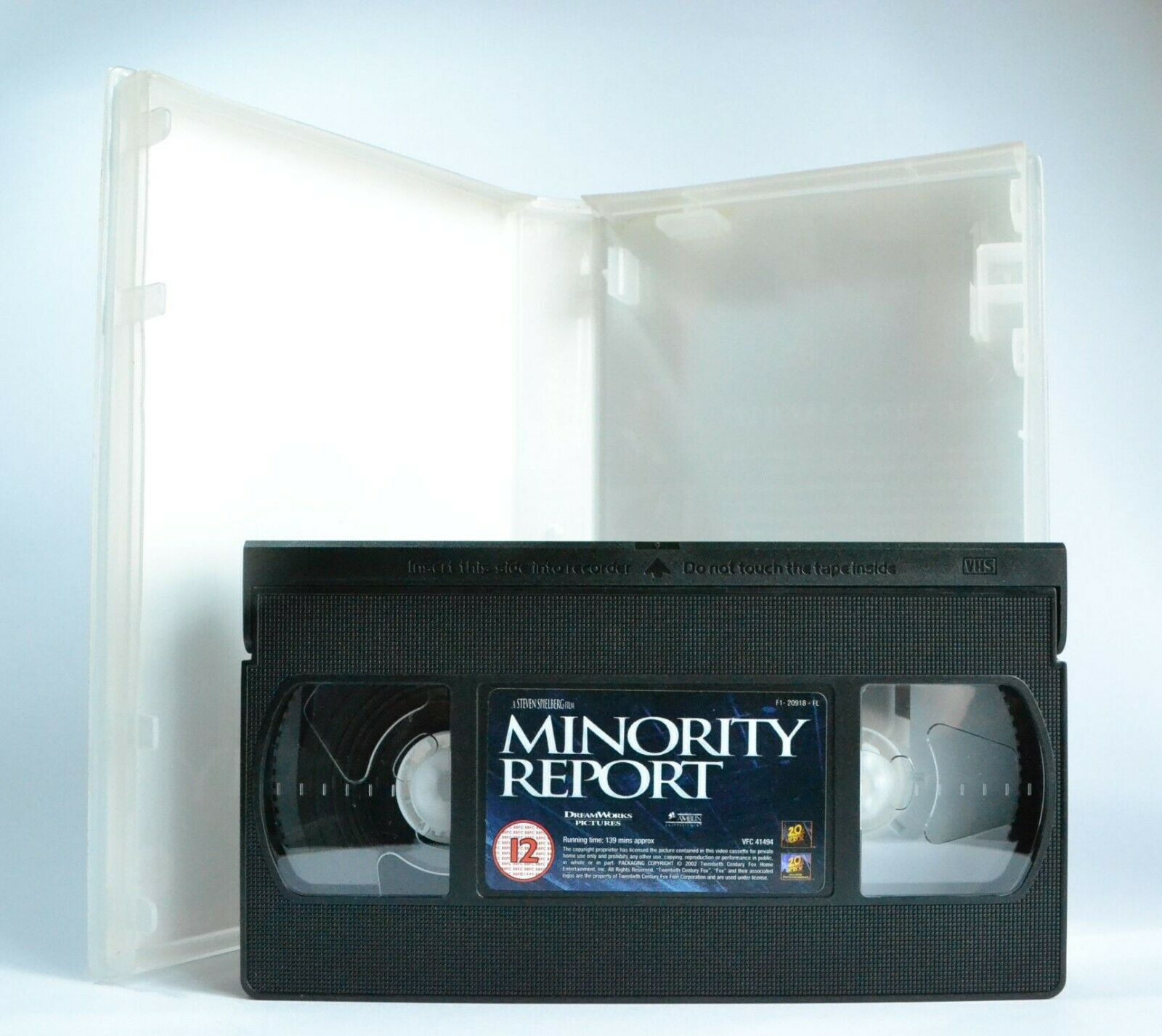 Minority Report: An S.Spielberg Film - Based On P.K.Dick Story - T.Cruise - VHS-