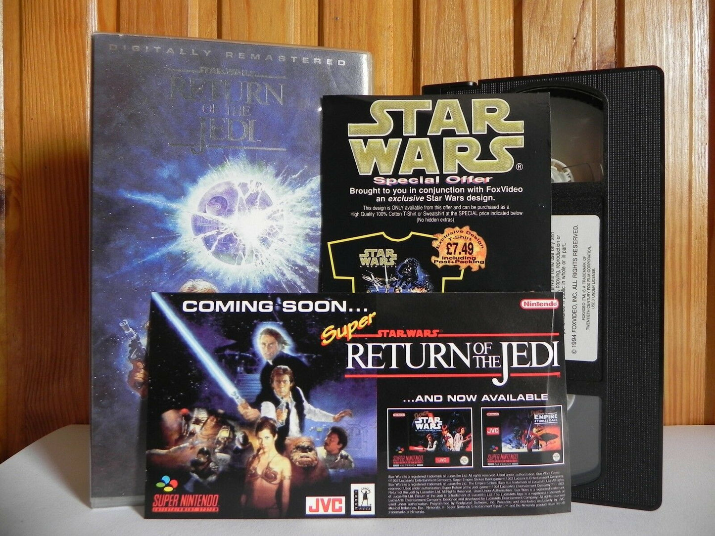Star Wars: Return Of The Jedi - CBS/FOX - Sci-Fi - Adventure - Mark Hamill - VHS-