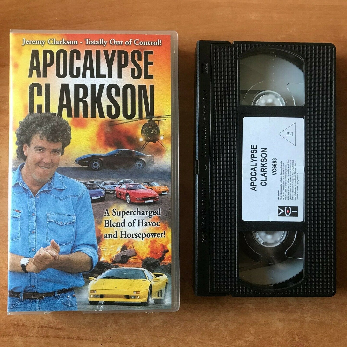 Apocalypse Clarkson - Supercars - Ferrari 335 - Nissan Skyline - BMW M3 - VHS-