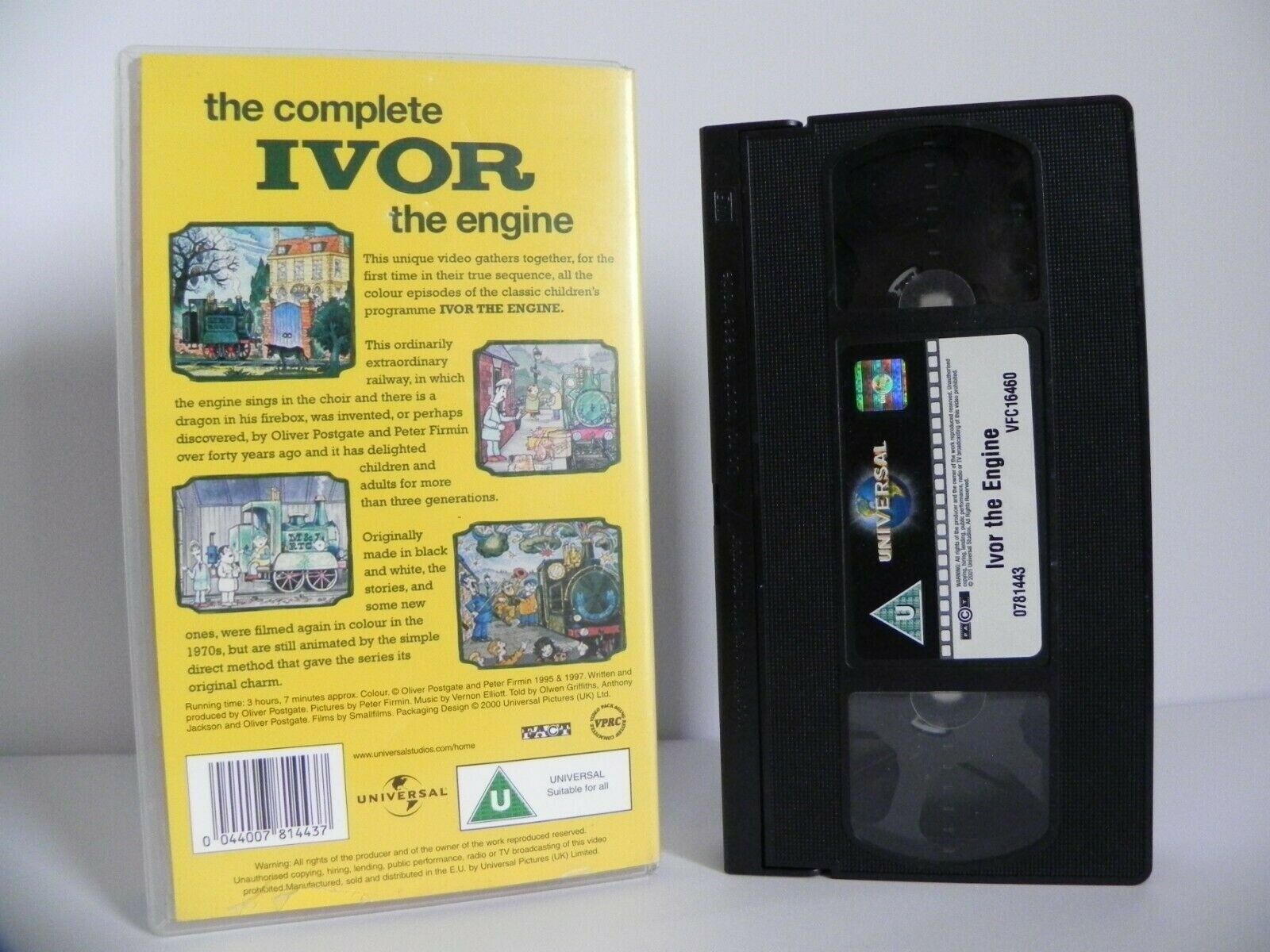 The Complete Ivor The Engine: 26 Colour Episodes (1975-7) Oliver Postgate - VHS-