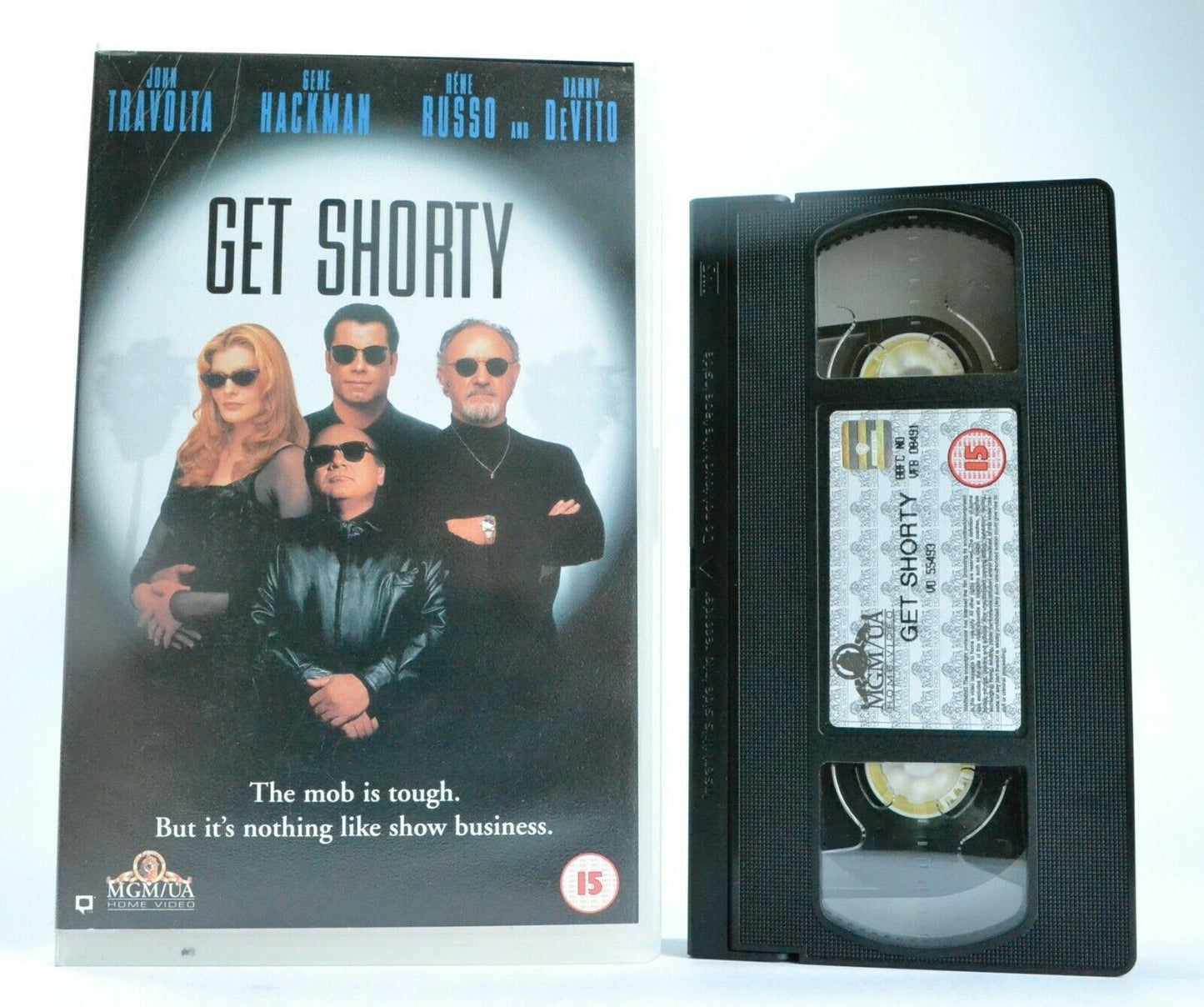 Get Shorty (1995):Gangster Comedy - Large Box - John Travolta/Danny DeVito - VHS-
