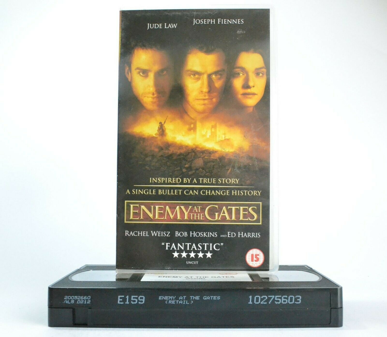 Enemy At The Gates (2001): Battle Of Stalingrad - War Drama - Jude Law - Pal VHS-