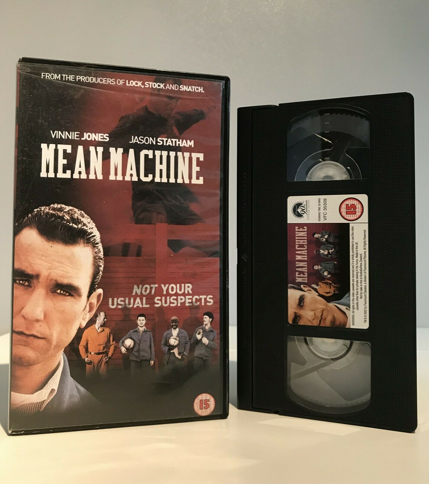 Mean Machine (2001): Vinnie Jones/Jason Statham - British Sports Comedy - VHS-