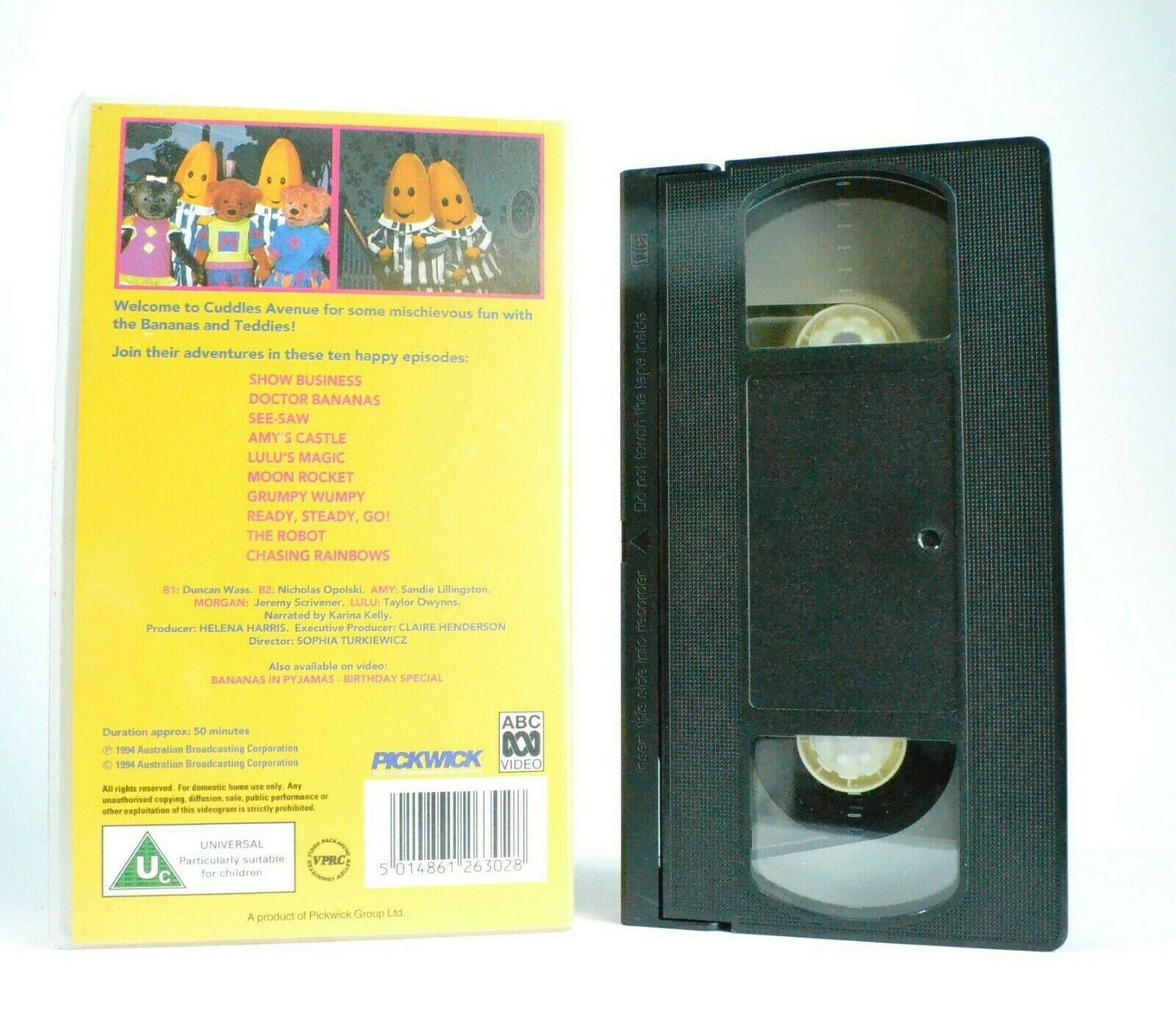 Bananas In Pyjamas: Show Business - Australian Children's ABC Series - Pal VHS-