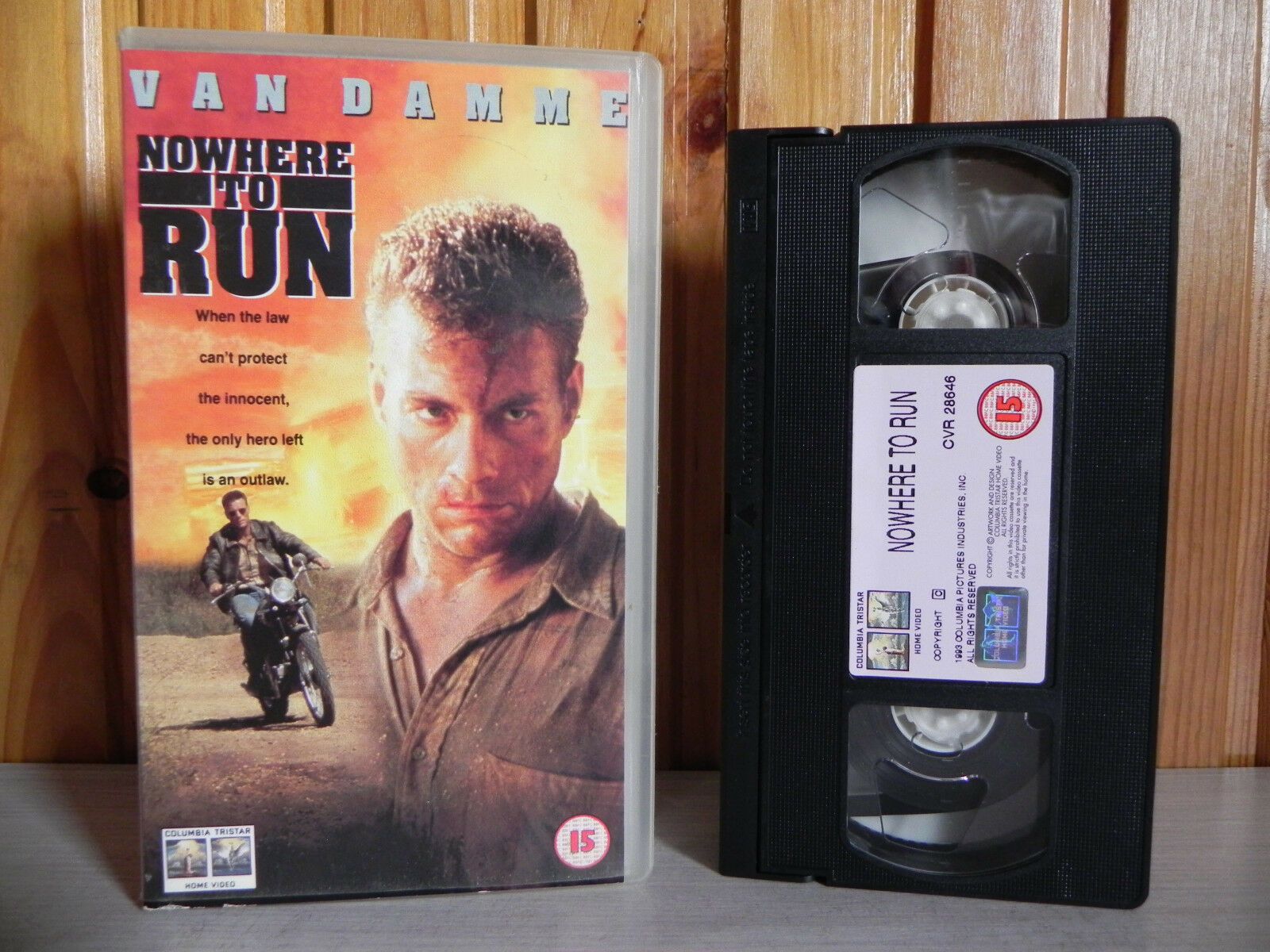 Nowhere To Run - Columbia Tristar - Action - Jean-Claude Van Damme - Pal VHS-