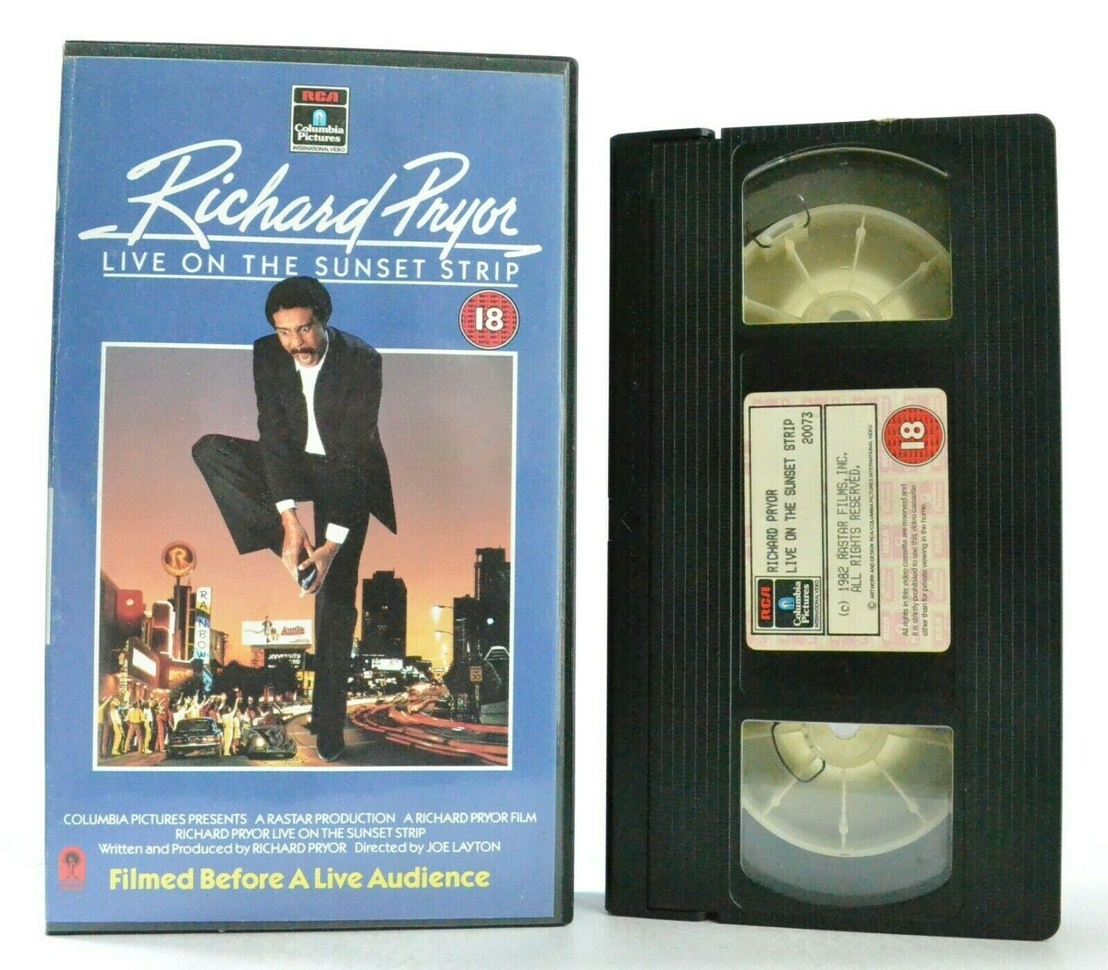 Richard Pryor: Live On The Sunset Strip (1982) - Hollywood Palladium - Pal VHS-