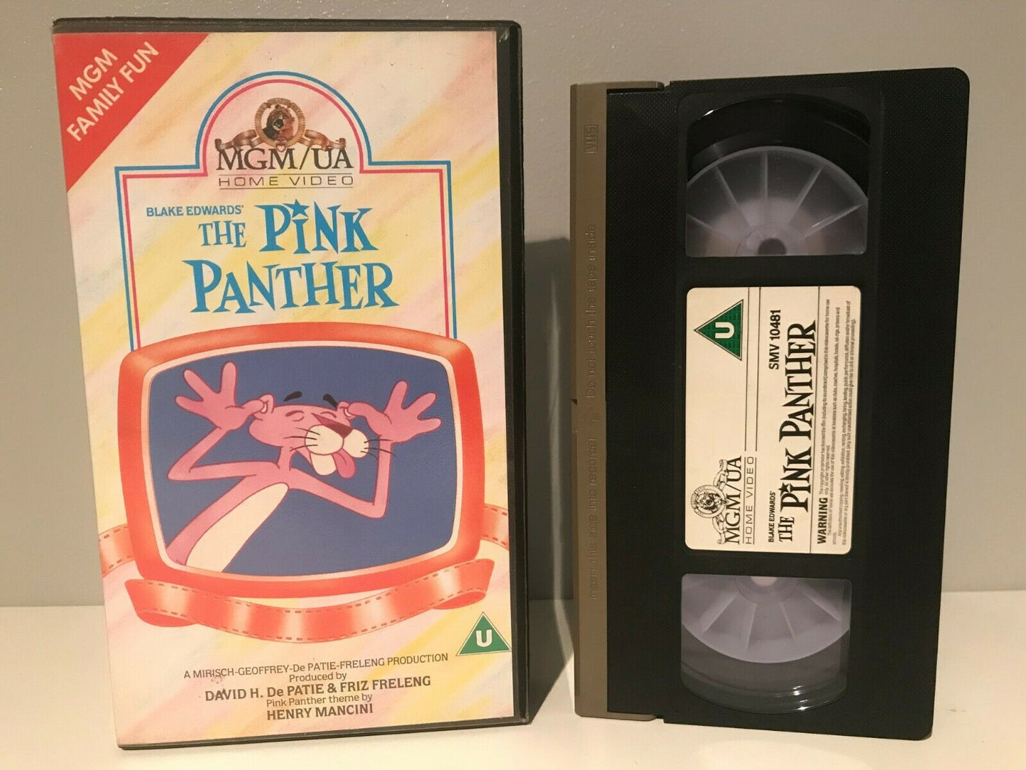 The Pink Panther (MGM/UA); [Henry Mancini] Animated - Children's - Pal VHS-