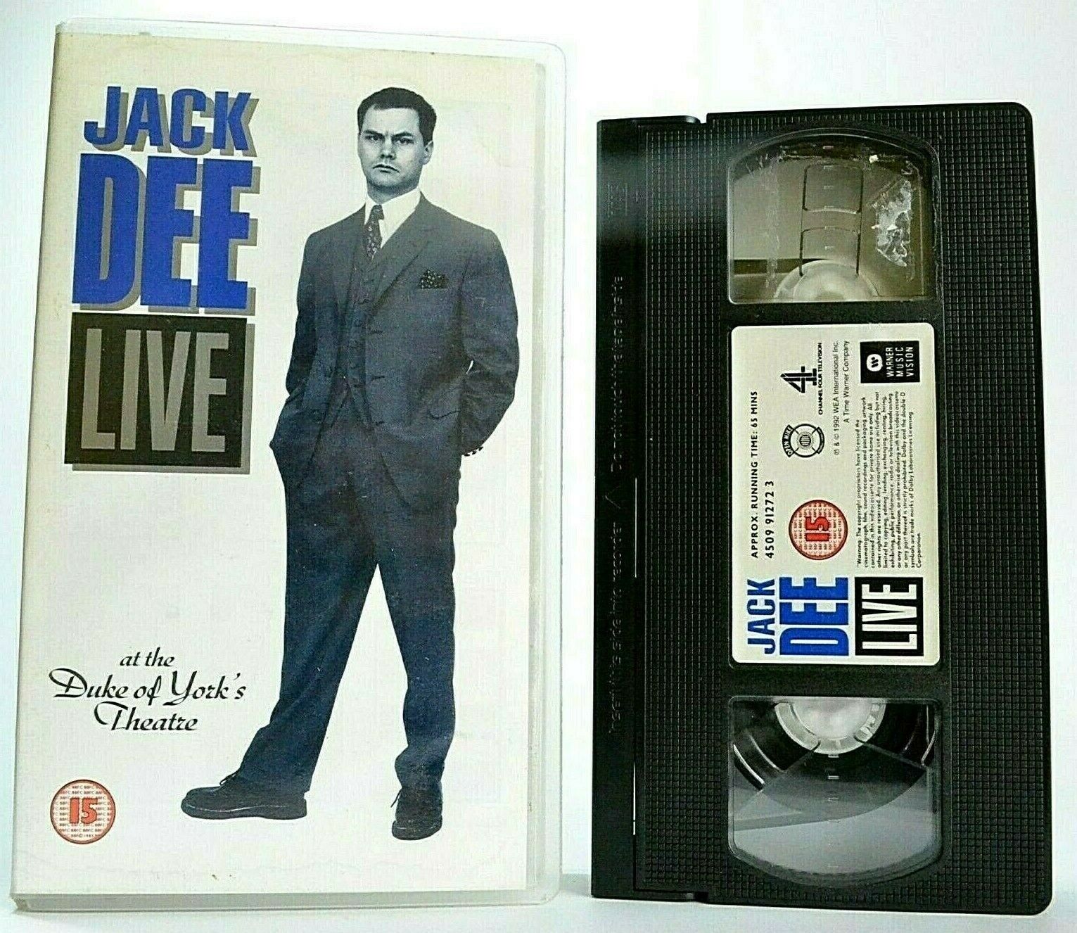 Jack Dee: Live At Duke Of York's Theatre -'Fergie' - Stand-Up - Comedy - VHS-