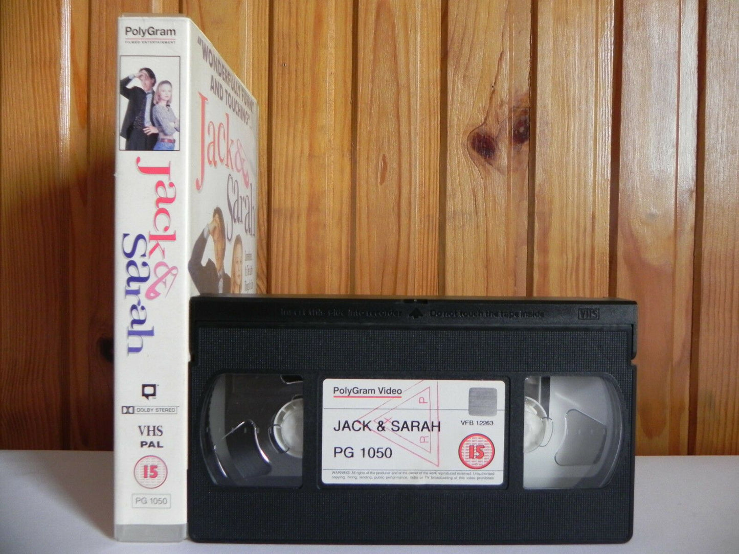 Jack & Sarah - PolyGram - Comedy - Judi Dench - Ex-Rental - Large Box - Pal VHS-