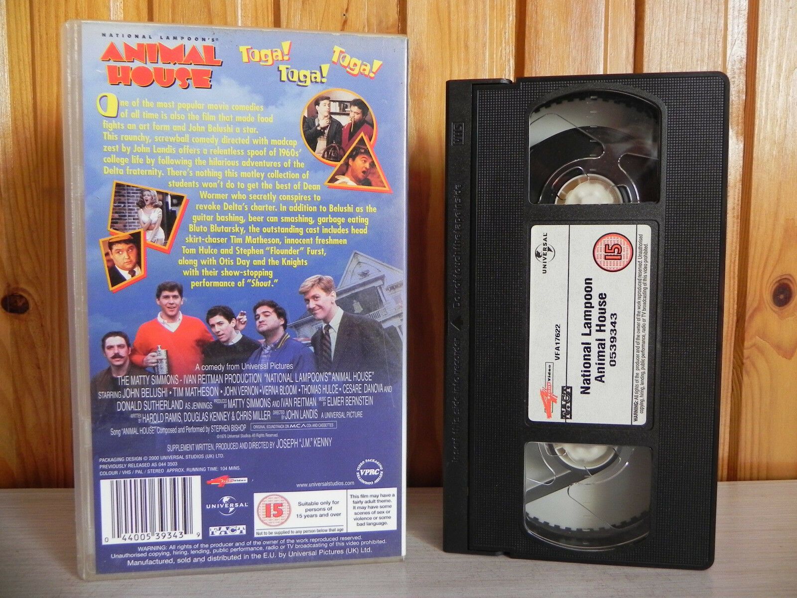 Animal House - Universal - Comedy - Rude - Rough - Hilarious - Pal VHS-
