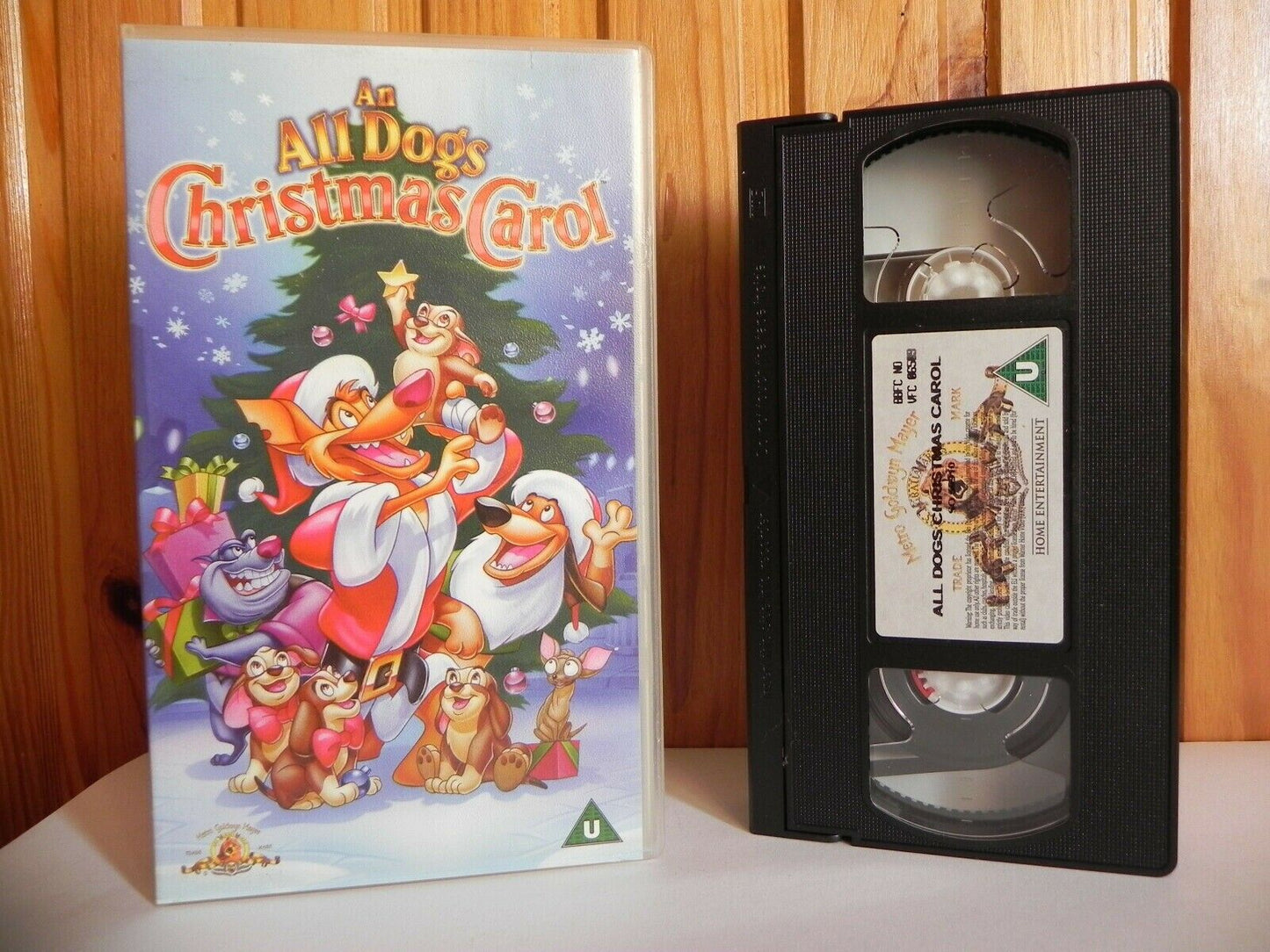 All Dogs Christmas Carol - Metro Goldwyn - Animated - Children's - Pal VHS-