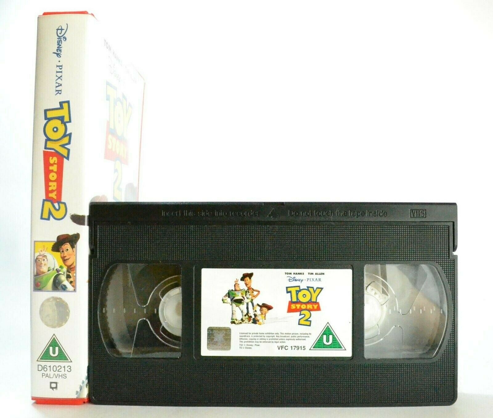 Toy Story 2: Disney/PIXAR (1999) - Art Animation - T.Hanks/T.Allen - Kids - VHS-