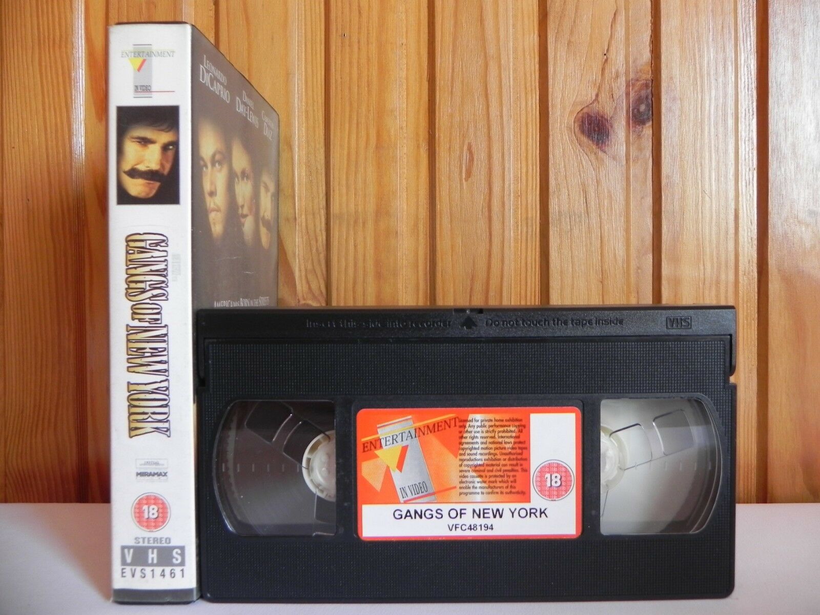 Gangs Of New York (2002); [Free Postcard] Drama - Leonardo DiCaprio - Pal VHS-