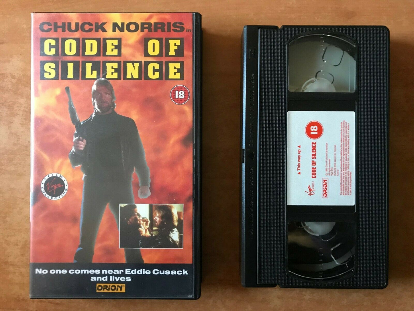 Code Of Silence (1985) Crime Action - Drama - Chuck Norris / Henry Silva - VHS-