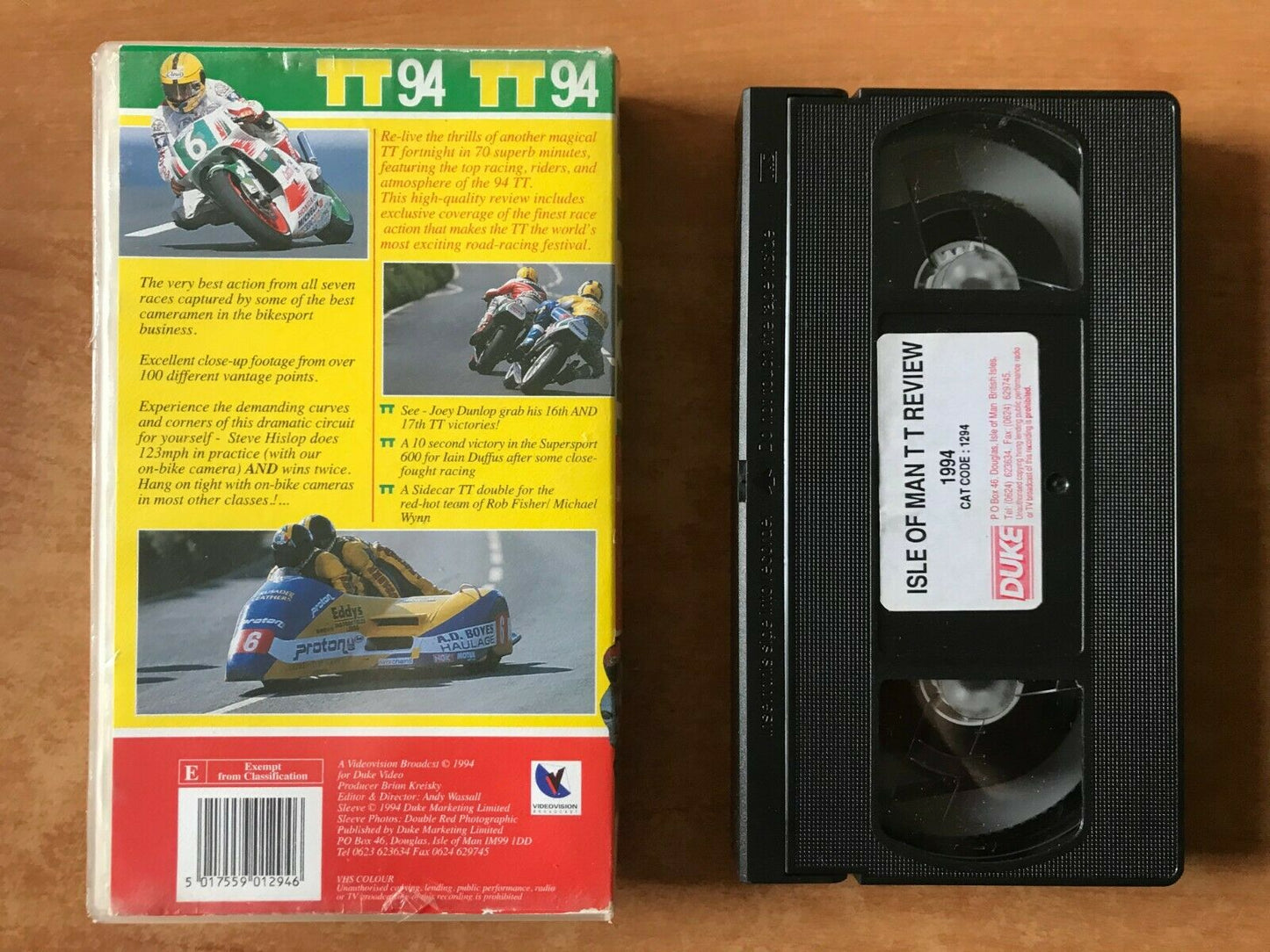 Isle Of Man: TT 1994 Review; [Road Racing]: Steve Hislop - Motorsports - Pal VHS-