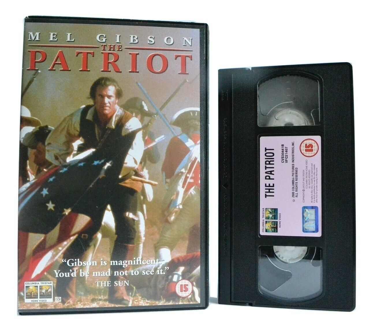 The Patriot: Historical Fiction War Drama - American Revolutionary War - Pal VHS-
