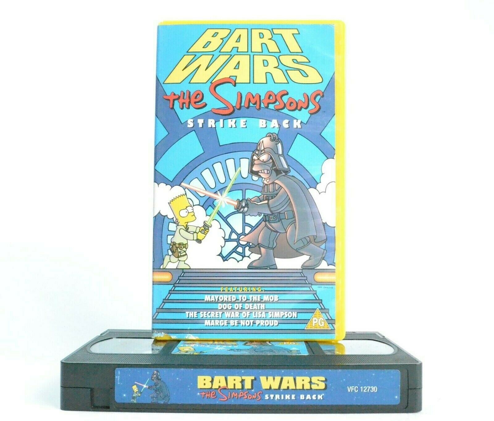 The Simpsons Strike Back: Bart Wars - Animated - Comedy - Children's - Pal VHS-