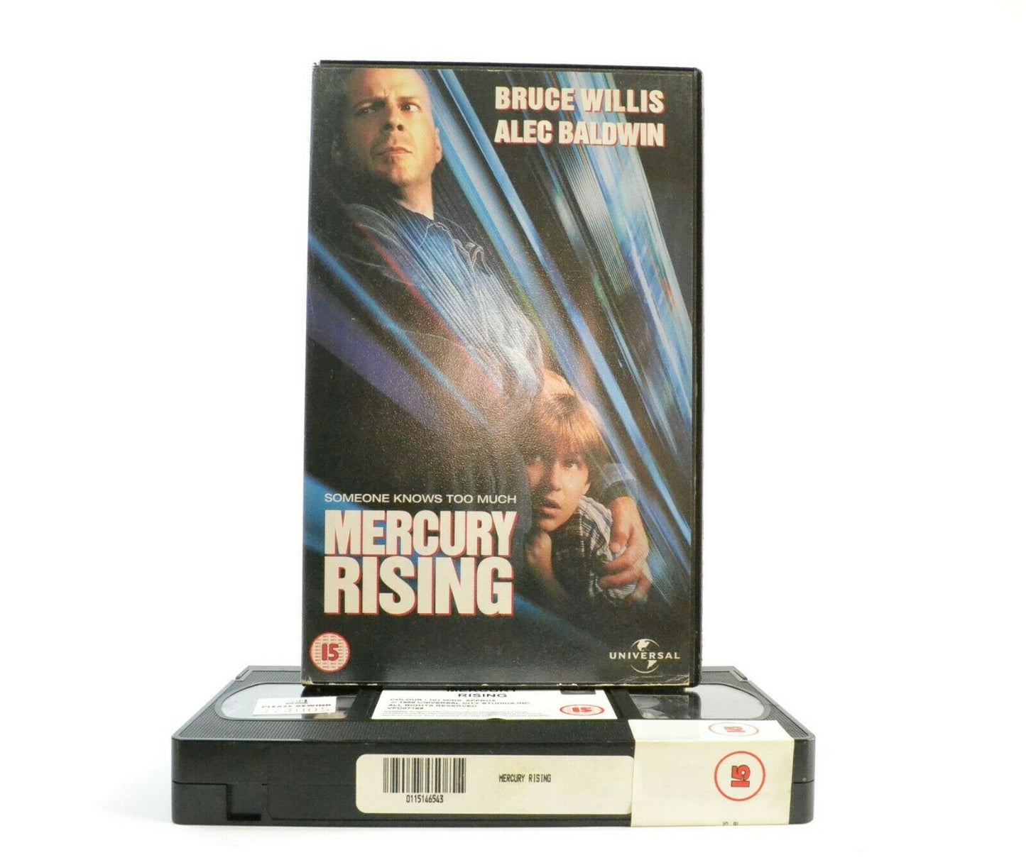 Mercury Rising: Police Thriller (1998) - Large Box - Ex-Rental - B.Willis - VHS-