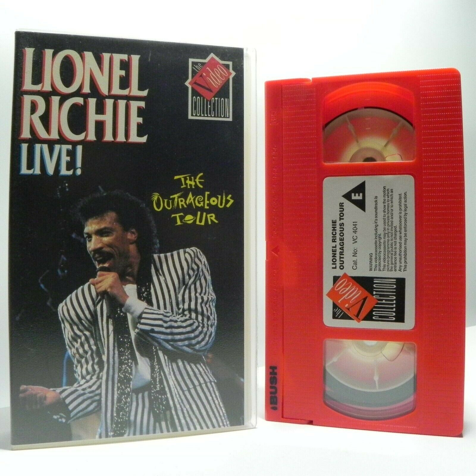 Lionel Richie Live!: The Outrageous Tour - 1987 European Tour - Music - Pal VHS-
