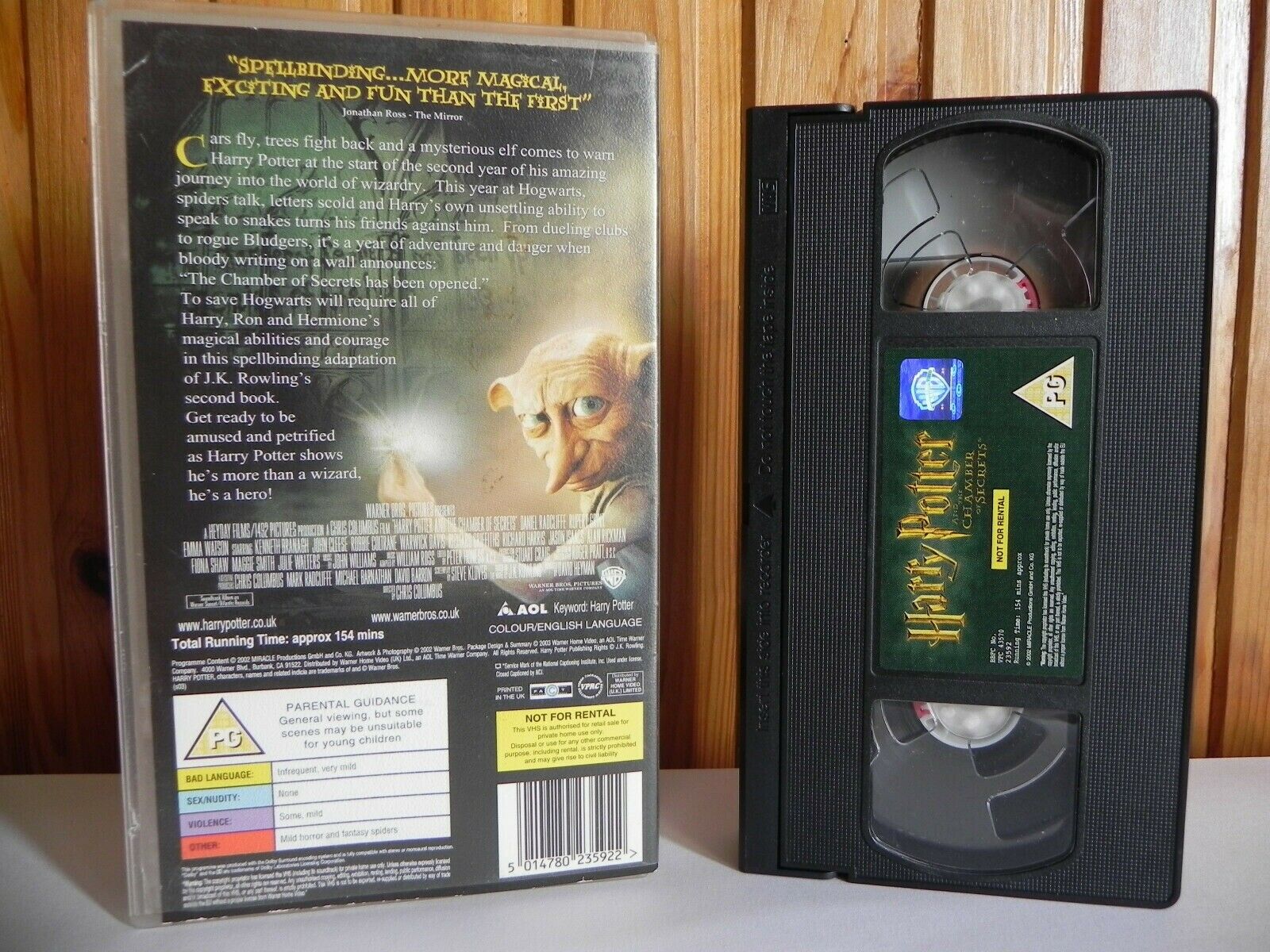 Harry Potter And The Chamber Of Secrets - Warner - Fantasy - Children's - VHS-