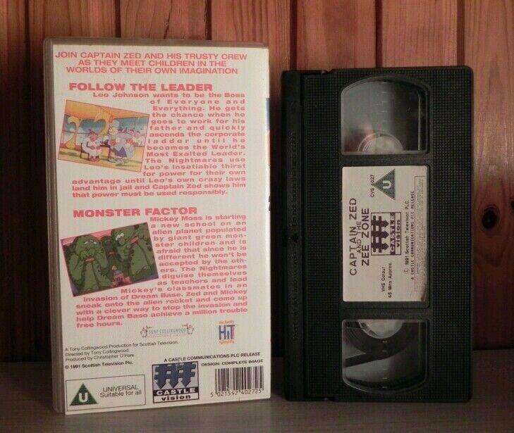 Captain Zed And The Zee Zone: British TV Series (1991) - Animated - Kids - VHS-