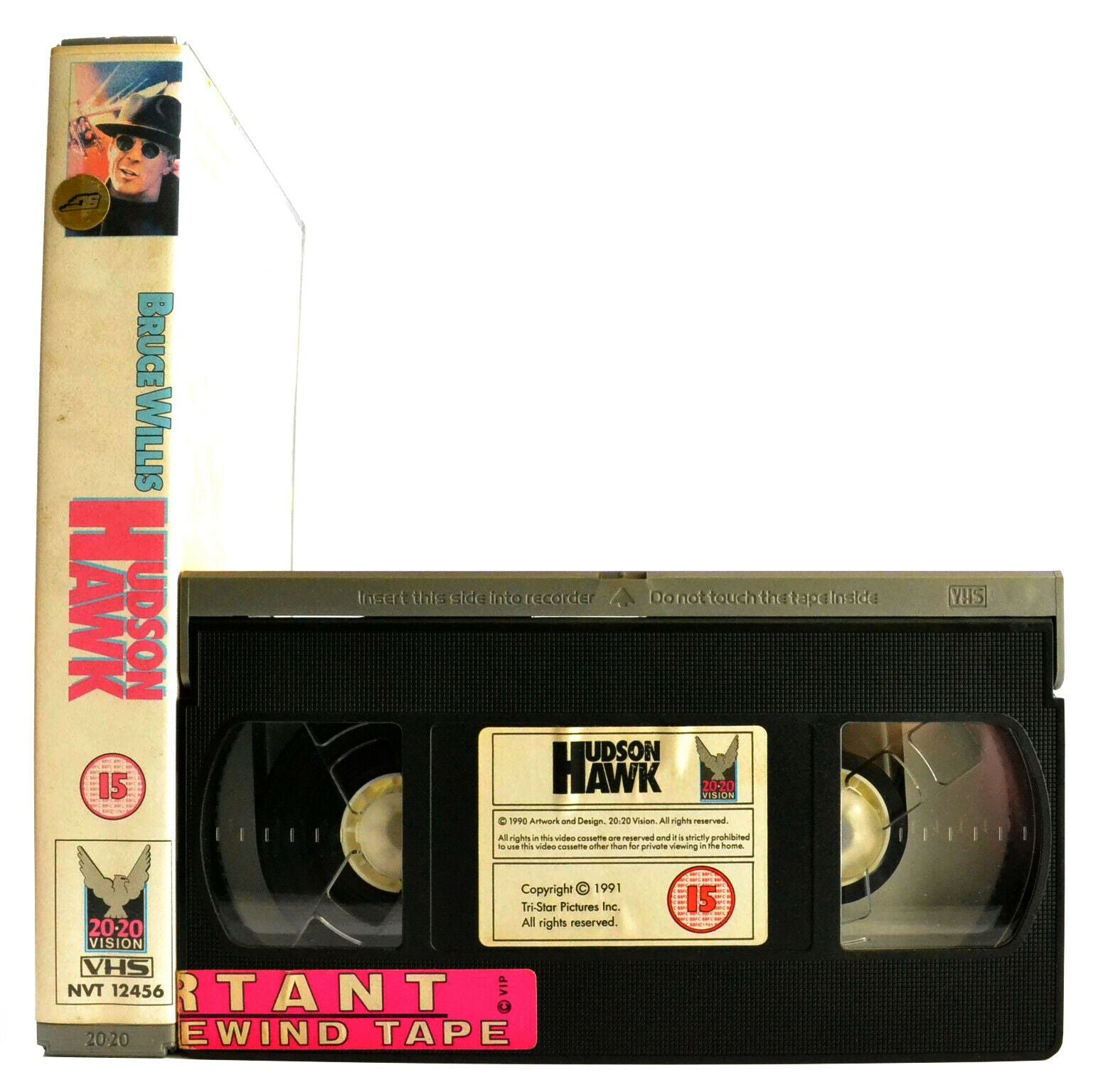 Hudson Hawk (1991): Action [Large Box] Rental - Bruce Willis - Cult Pal VHS-