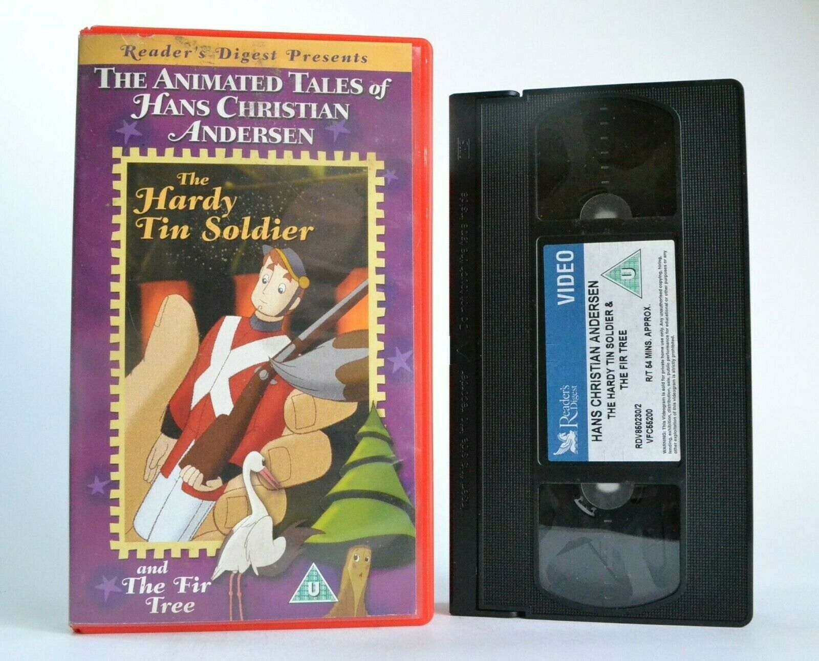 The Hardy Tin Soldier:T By H.C.Andersen Fairy Tale - Animated - Children's - VHS-