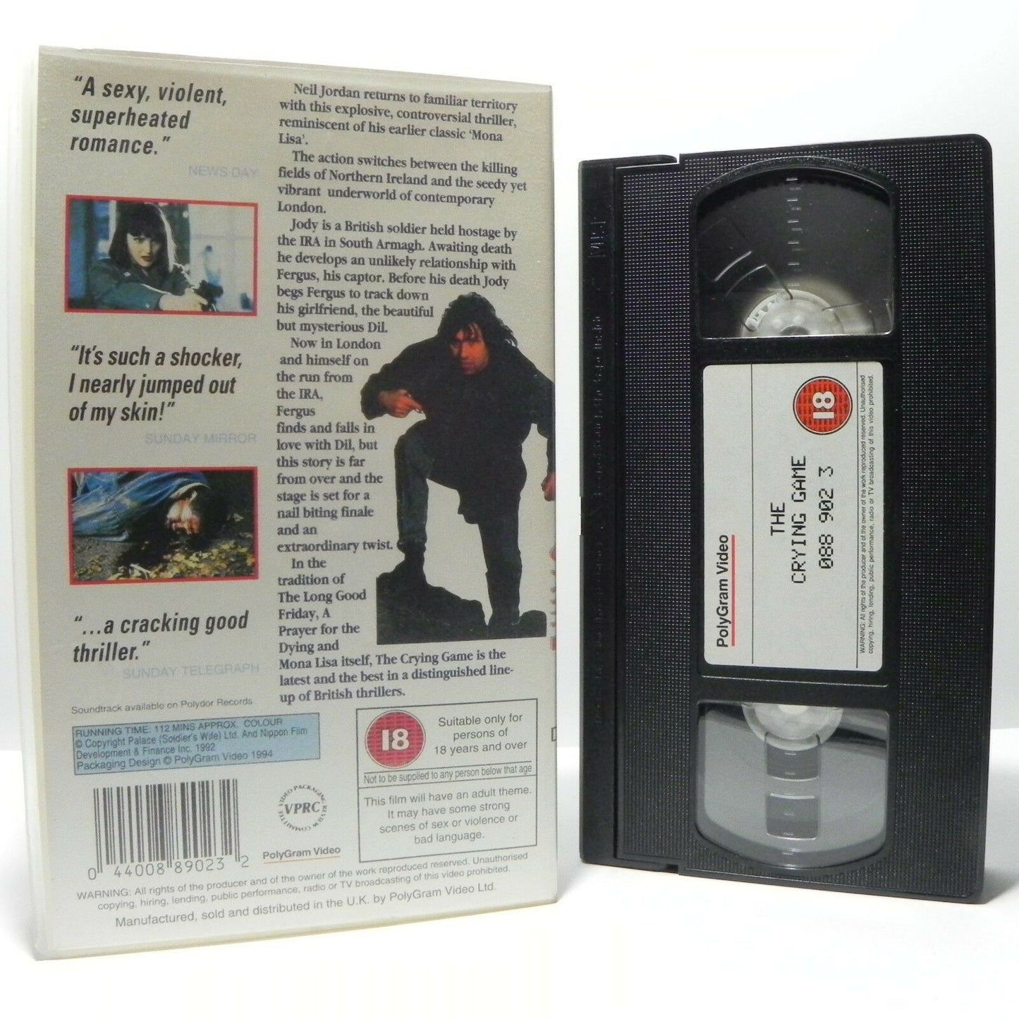 The Crying Game: Film By N.Jordan - Thriller (1992) - S.Rea/F.Whitaker - VHS-
