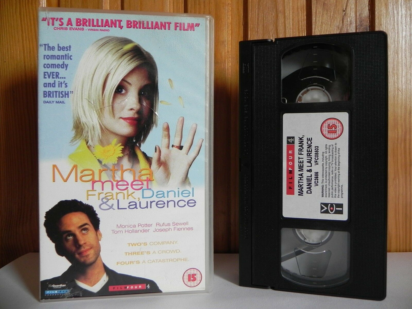Martha Meet Frank, Daniel & Laurence - Film Four - Romantic Comedy - Pal VHS-
